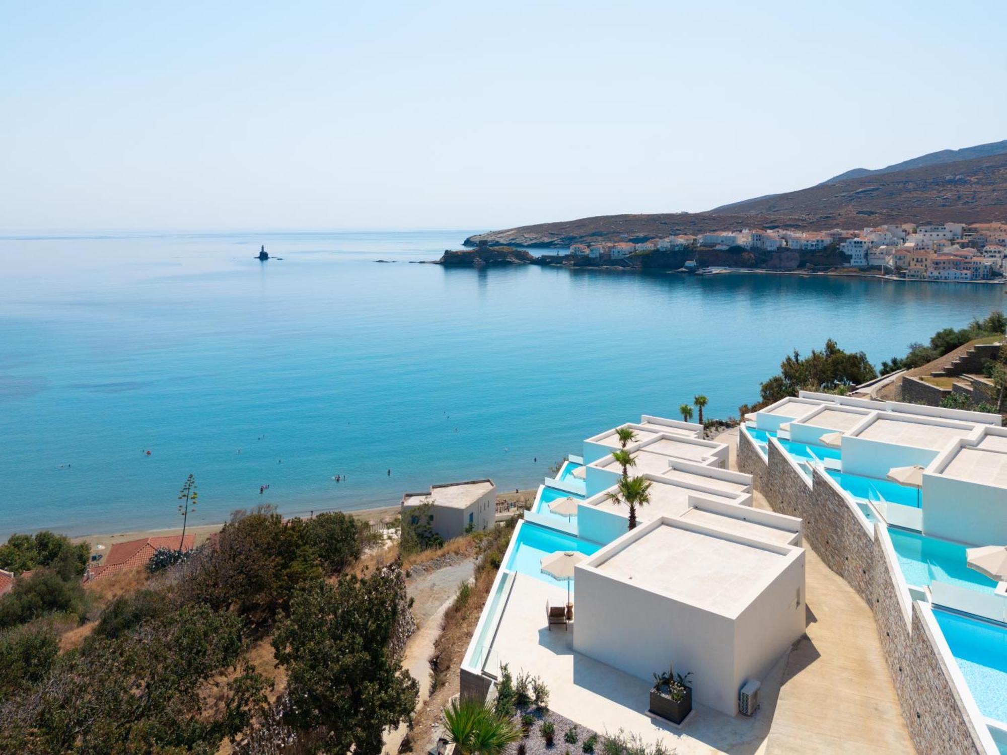 Golden Vista, Beachfront Suites By Explore Andros Esterno foto