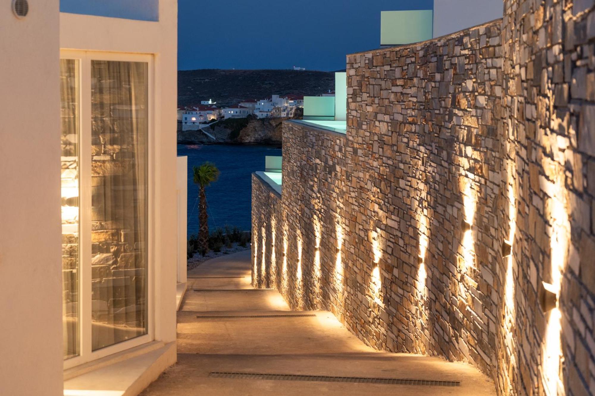 Golden Vista, Beachfront Suites By Explore Andros Esterno foto